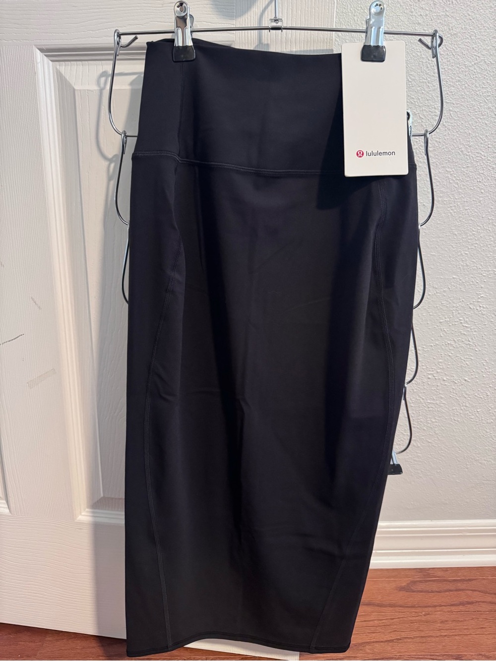 lululemon Nulu Slim-Fit Black High-Rise Skirt
